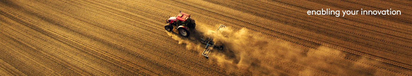 tractor plowing a field