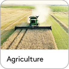 tractor framing a field