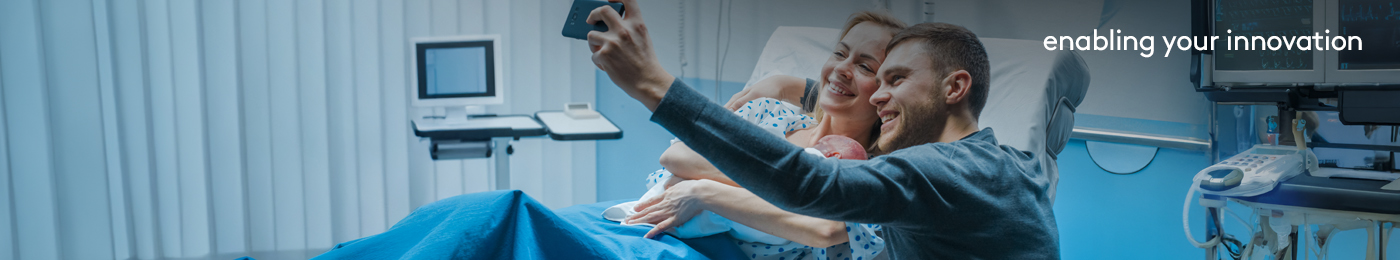 couple in medical hospital