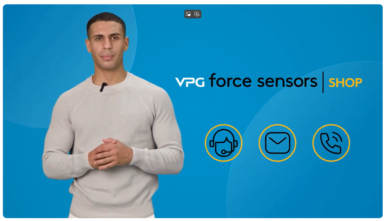 VPG Force Sensors e-shop intro