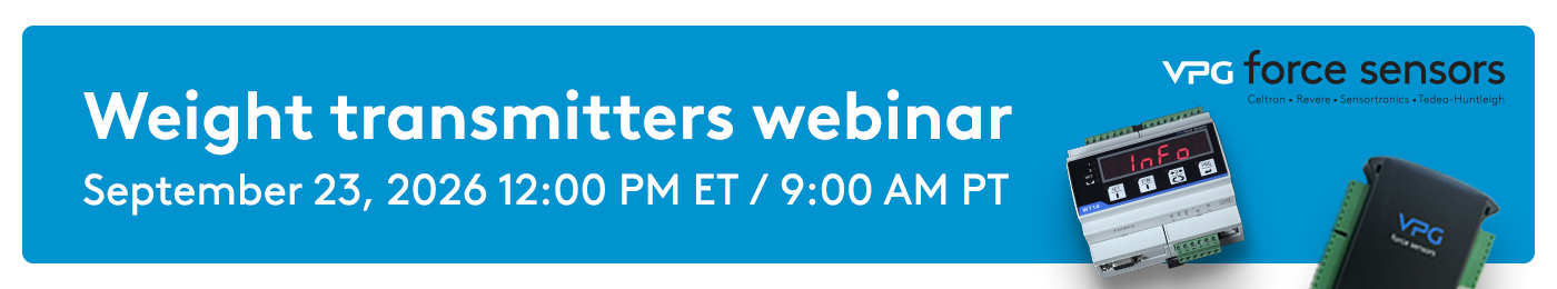 Invitation to Weighing transmitters webinar on Sep. 23