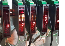 Transmitters on a dinrail